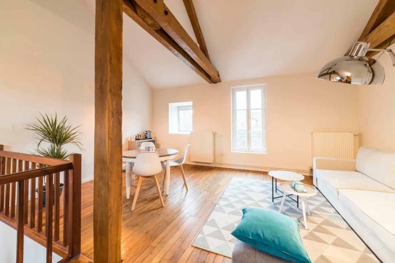 Newcenter Duplex Apartment Auxerre Exterior foto